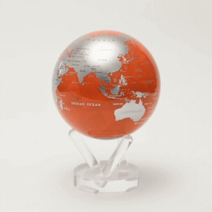 Red & Silver Globe