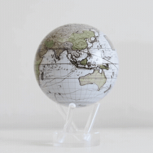 Antique Cassini White Globe